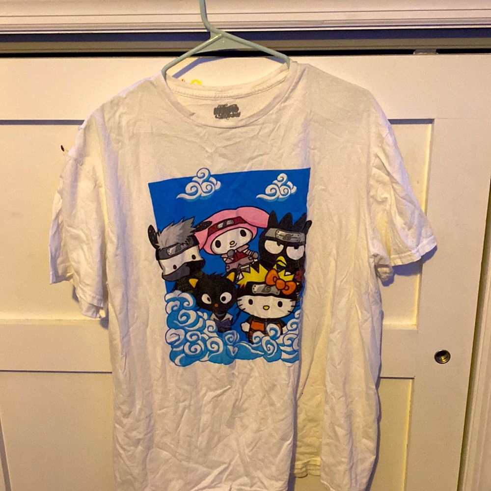 naruto x hello kitty t-shirt